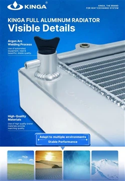 KINGA TO'LIQ ALyuminiy RADIATOR